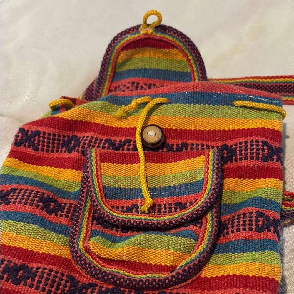 Colorful Striped Backpack - Picture 2 of 3